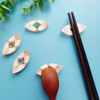 [Bộ 5] Gác Đũa Kê Đũa Trai Trắng Hình Thoi Xinh Xắn Tinh Tế, Gác Đũa Trang Trí Decor Chụp Ảnh Của Vitrapro