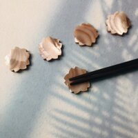 [Bộ 5] Gác/Kê Đũa Trai Hồng Hình Hoa 10 Cánh, Phụ Kiện Nhà Bếp, Chụp Ảnh Decor Xinh Xắn