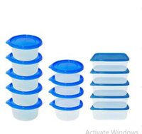 Bộ 5 hộp nhựa Chef tròn 300ml Tmark (Kiện 12 bộ)