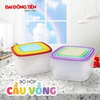Bộ 5 hôp nhựa Đại Đồng Tiến 2 quai -L01002-1-2-3