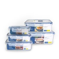 Bộ 5 Hộp nhựa kín hơi Chef Lock - JCP23456
