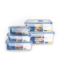 Bộ 5 Hộp nhựa kín hơi Chef Lock - JCP23456