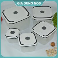 Bộ 5 hộp nhựa lưu trữ đồ ăn tươi ngon an Toàn Và Đẹp Mắt - NOS