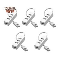 Bộ 5 Hub USB Multi 2.0 Hub Bộ Chia USB Bộ Chuyển Đổi Nguồn Tốc Độ Cao 4 Cổng Cho Máy Tính PC Thay Thế A