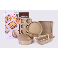 BỘ 5 KHAY NƯỚNG BÁNH BẰNG THÉP CACBON KHÔNG DÍNH