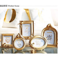 Bộ 5 Khung Ảnh Chim Gold KA003 Trang Trí Nhà Cửa, Decor Studio, Gia Tiên Tiệc Cưới, Sinh Nhật