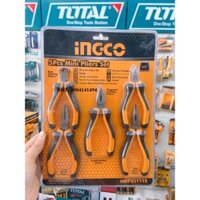 Bộ 5 kìm mini INGCO HMPS01115 | Kìm mũi kim hỗ trợ cắt dây, Kẹp đai ốc, Cắt viền, Kẹp dây Uốn [CHÍNH HÃNG][TBLĐ]