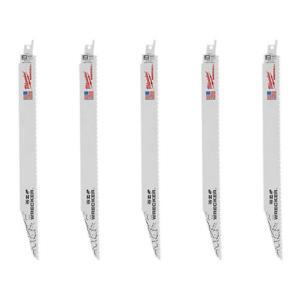 Bộ 5 lưỡi cưa kiếm đa năng WRECKER T8-300.48mm Milwaukee 48-00-5711