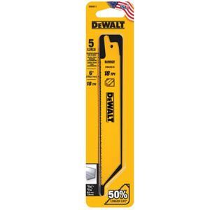 Bộ 5 lưỡi cưa kiếm Dewalt DW4811