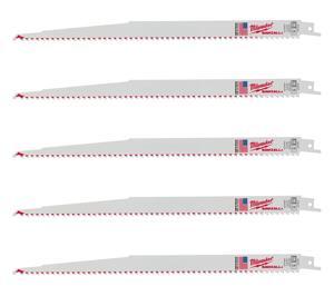 Bộ 5 lưỡi cưa kiếm gỗ loại mỏng T5-300.48mm Milwaukee 48-00-5037