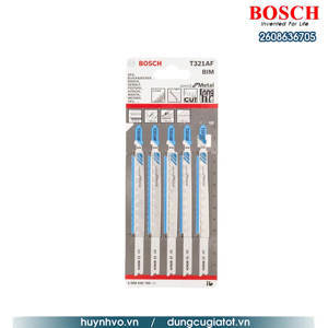 Bộ 5 lưỡi cưa lọng cho sắt T 321 AF Bosch 2608636705