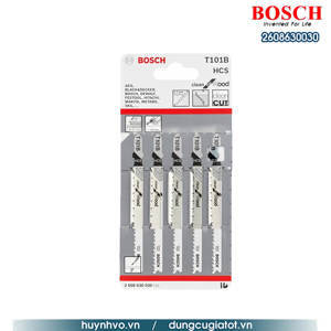 Bộ 5 lưỡi cưa lọng T 101 B Bosch 2608630030
