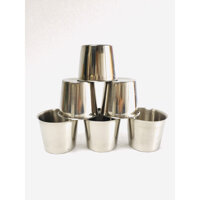 Bộ 5 ly làm đá inox Rainy từ 7cm đến 10cm - 8cm