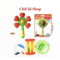 Bộ 5 Món Đồ Chơi Xúc Xắc Và Ngậm Nướu Cho Bé Phát Triển Kỹ Năng - Đồ Chơi Antona Việt Nam