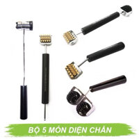 Bộ 5 Món Dụng Cụ Diện Chẩn( Lăn Đồng Cầu Sừng, Gai Đôi Lớn, Lăn Đồng Lớn, Lăn Dò Đồng, Búa )