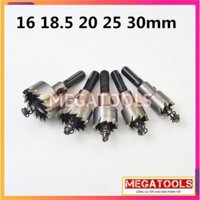 Bộ 5 mũi khoan khoét lỗ sắt nhôm nhựa hợp kim HSS 16-18,5-20-25-30mm