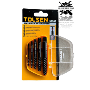 Bộ 5 mũi khoan ốc gẫy Tolsen 33505