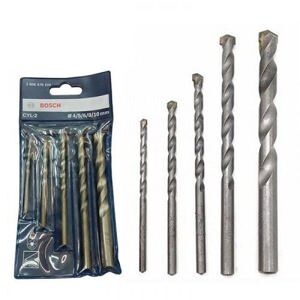 Bộ 5 mũi khoan tường Concrete 4/5/6/8/10mm Bosch 2608578155