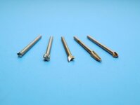 Bộ 5 mũi phá 3×6, mũi làm lũa phá cây bonsai