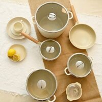 Bộ 5 Nồi Chảo Chống Dính Phủ Gốm Haatz - SEKA Giữ Nhiệt Tốt, Phù Hợp Mọi Loại Bếp Gia Đình An Toàn Và Dễ Dàng Vệ Sinh