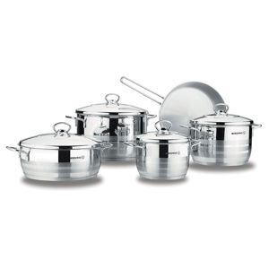 Bộ 5 nồi chảo inox Châu Âu Korkmaz Astra  A2020