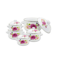 Bộ 5 nồi men chống dính Galen G010