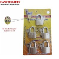 BỘ 5 Ổ KHOÁ YETI 60MM