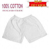 Bộ 5 quần ngắn thun cotton size 2 Baby Q & N cho bé