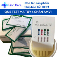 Bộ 5 que test ma túy / que thu ma tuy 4 chân Amvi - xét nghiệm ma túy tại nhà