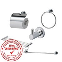 BỘ 5 SẢN PHẨM LÔ GIẤY VỆ SINH, VÒNG TREO KHĂN, THANH VẮT YS406N5V