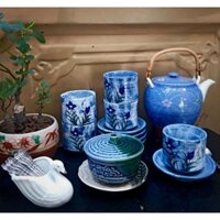 Bộ 5 set trà mộc hoa cát cánh