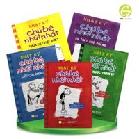 Bộ 5 tập 1-5 Nhật Ký Chú Bé Nhút Nhát bản Tiếng Việt - Diary Of A Wimpy Kid, Truyện tranh thiếu nhi bán chạy trên toàn thế giới