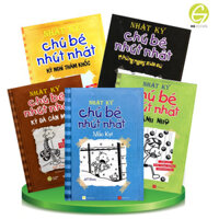 Bộ 5 tập 6-10 Nhật Ký Chú Bé Nhút Nhát bản Tiếng Việt - Diary Of A Wimpy Kid, Truyện tranh thiếu nhi bán chạy trên toàn thế giới