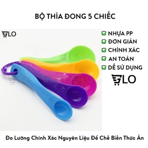 Bộ 5 thìa đong gia vị hàng Nhật