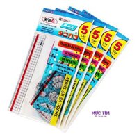 Bộ 5 thước vẽ kỹ thuật T-160 gồm 5 cây