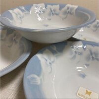 Bộ 5 tô lỡ hoa xanh Hanae Mori