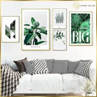 Bộ 5 Tranh Green Tropical ZH1C2276