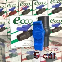 Bộ 5 van khoá nước Ecco phi 27 nhập khẩu từ Thái Lan