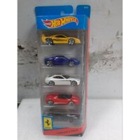 BỘ 5 XE HOT WHEELS FERRARI F40 - SCUDERIA- 612 - 458 SPIDER- FXX , hàng hiếm