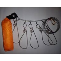 Bộ 5 xiên cá có phao. (Câu lure đầm)