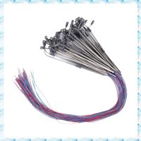 Bộ 50 1: 150 Mô Hình Đèn Đường Sắt Xe Lửa Đèn LED Sân Vườn Cảnh Quan Ánh Sáng Sân Ngoài Trời DIY Sandbox Trò Chơi