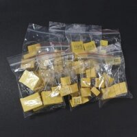 Bộ 50 102K ~ 105K Polyester Film Tụ Điện Gói 275VAC X2 Tụ Các Loại Bộ 0,047UF 0.1UF 0.22UF 0.33UF 0.47UF 0.68UF 1UF