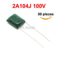 Bộ 50 2A102J 2A103J 2A104J 100V Polyester Bộ Phim Tụ Điện 1nF 10nF 100nF 0.001 UF 0.01 UF 0.1 UF 2A 102J 103J 104J