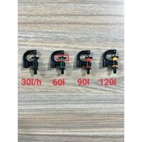 Bộ 50 Béc phun tưới cây G5 cải tiến phun mưa tưới gốc chống côn trùng. Tặng kèm nối 6-8mm