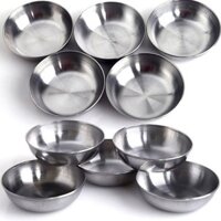 Bộ 50 Chén Inox 304 Làm Bánh Bèo Đựng Nước  Chấm Dày Không Gỉ