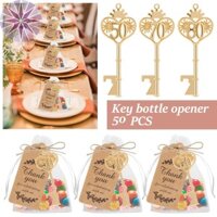 Bộ 50 Chìa Khóa Dụng Cụ Mở Chai Chìa Khóa Thẩm Mỹ Vintage Với 50 Thẻ 50 Túi Cát Và 50 Dây Gai Dầu Trang Trí Chìa Khóa Dụng Cụ Mở Chai Ủng Hộ SHOPTTKC0030