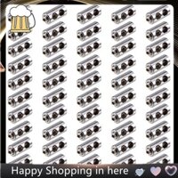 Bộ 50 Cho 2-3 Mm Dây Kẹp Dây Kẹp Cáp Dây Có Thể Điều Chỉnh Vít Đồng Kim Loại Cố Định Sling Phụ Kiện