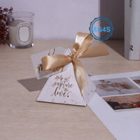 Bộ 50 Hình Tam Giác Kim Tự Tháp Đá Cẩm Thạch Kẹo Hộp Tam Giác Kim Tự Tháp Hình Hiện Tại Kẹo Hộp Cho Lễ Kỷ Niệm Đảng