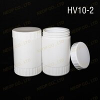 Bộ 50 Hủ Nhựa Trắng Đục HV10 - 2 Nắp Vặn Đựng 200G Bột Mịn