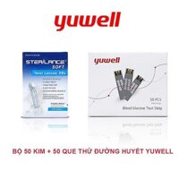 Bộ 50 kim và 50 que thử đường huyết Yuwell (dùng cho máy Yuwell Accusure 710)